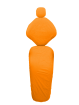 Monoart Schonbezug Behandlungseinheit 3-teilig orange