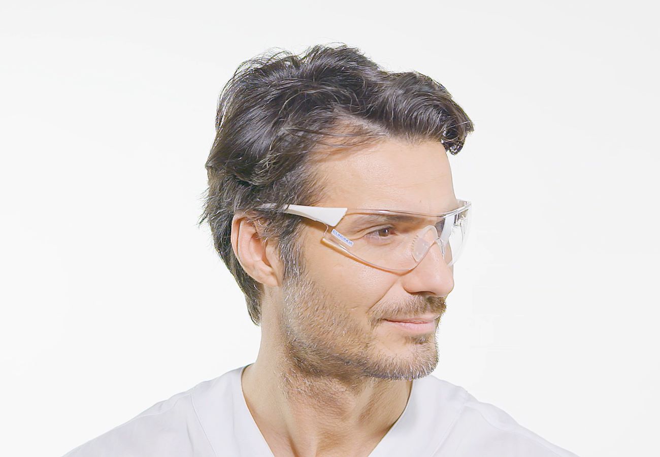 Euronda Schutzbrille Evolution Seitenansicht