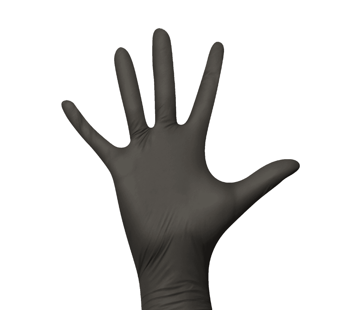 Schwarze Einmalhandschuhe Nitril XS-L