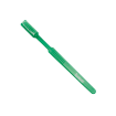 Euronda Einmal-Zahnbürste grün - gebrauchsfertig mit Zahnpasta