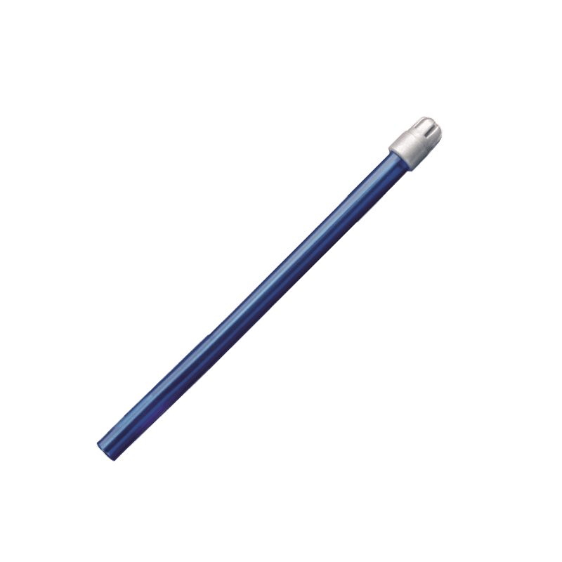 Monoart Speichelsauger. Kappe abnehmbar, 12,5 cm, blau