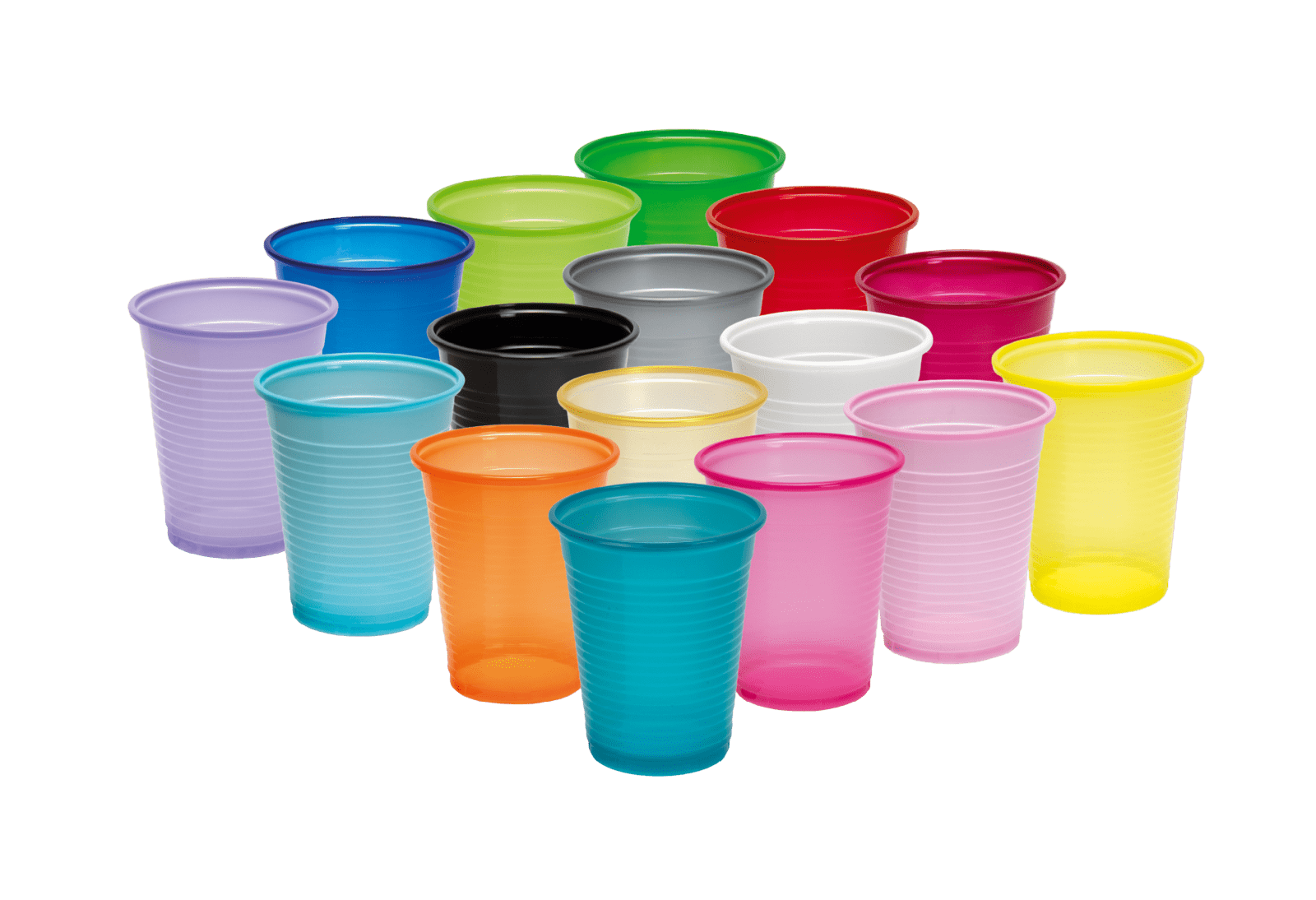 Monoart Trinkbecher Mundspülbecher bunt 180ml