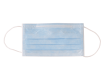 Monoart Mundschutz 3-lagig mit Gummizug, blau