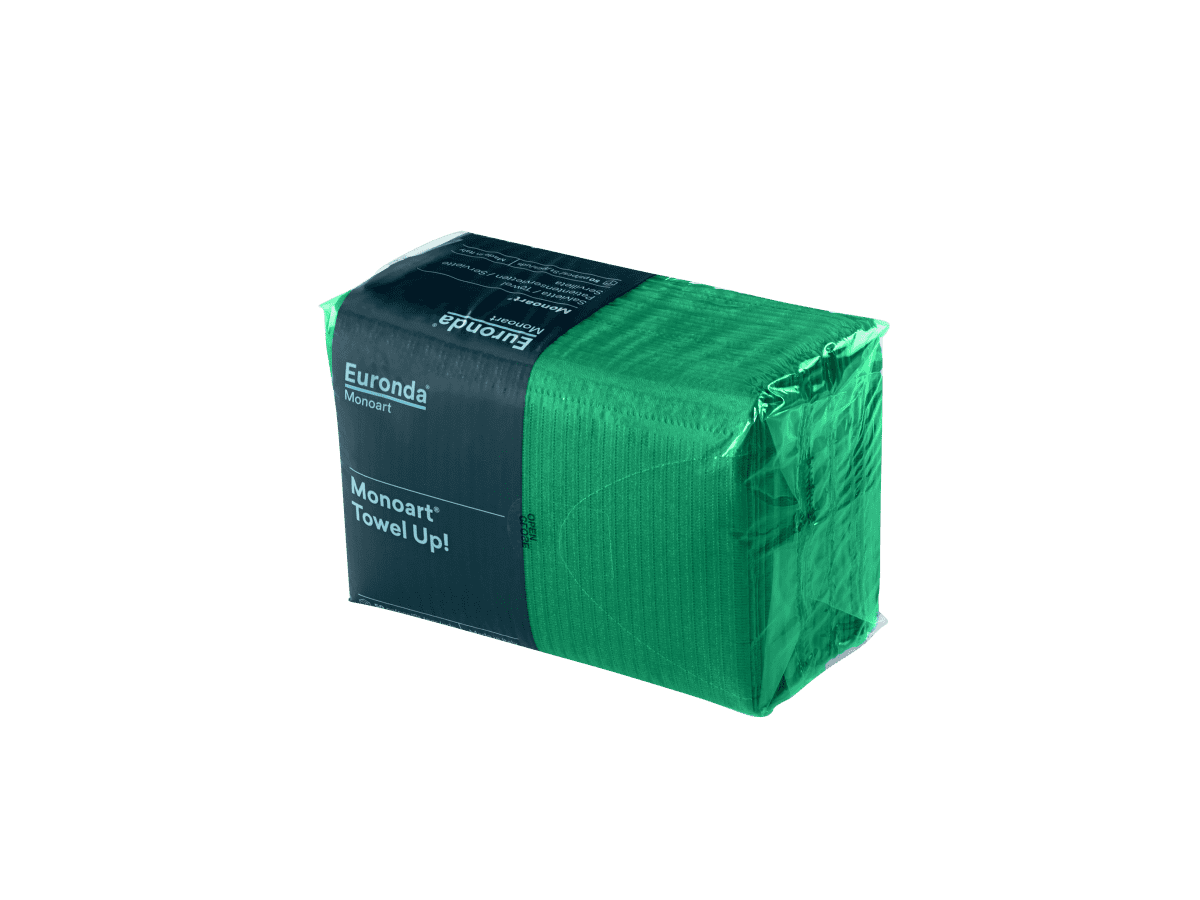 Monoart Towel Up Patientenauflagen grasgrün Hygienepack