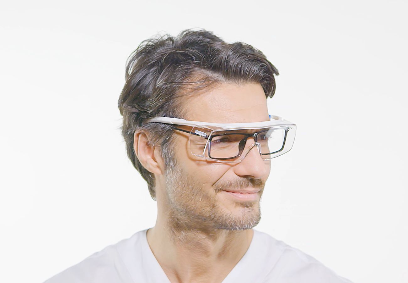 Euronda Schutzbrille Cube Seitenansicht