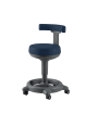 Arbeitshocker Coral dunkelblau