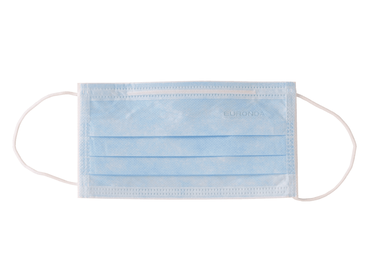 Medizinische Maske 3-lagig blau