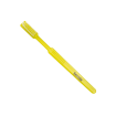 Euronda Einmal-Zahnbürste gelb - gebrauchsfertig mit Zahnpasta