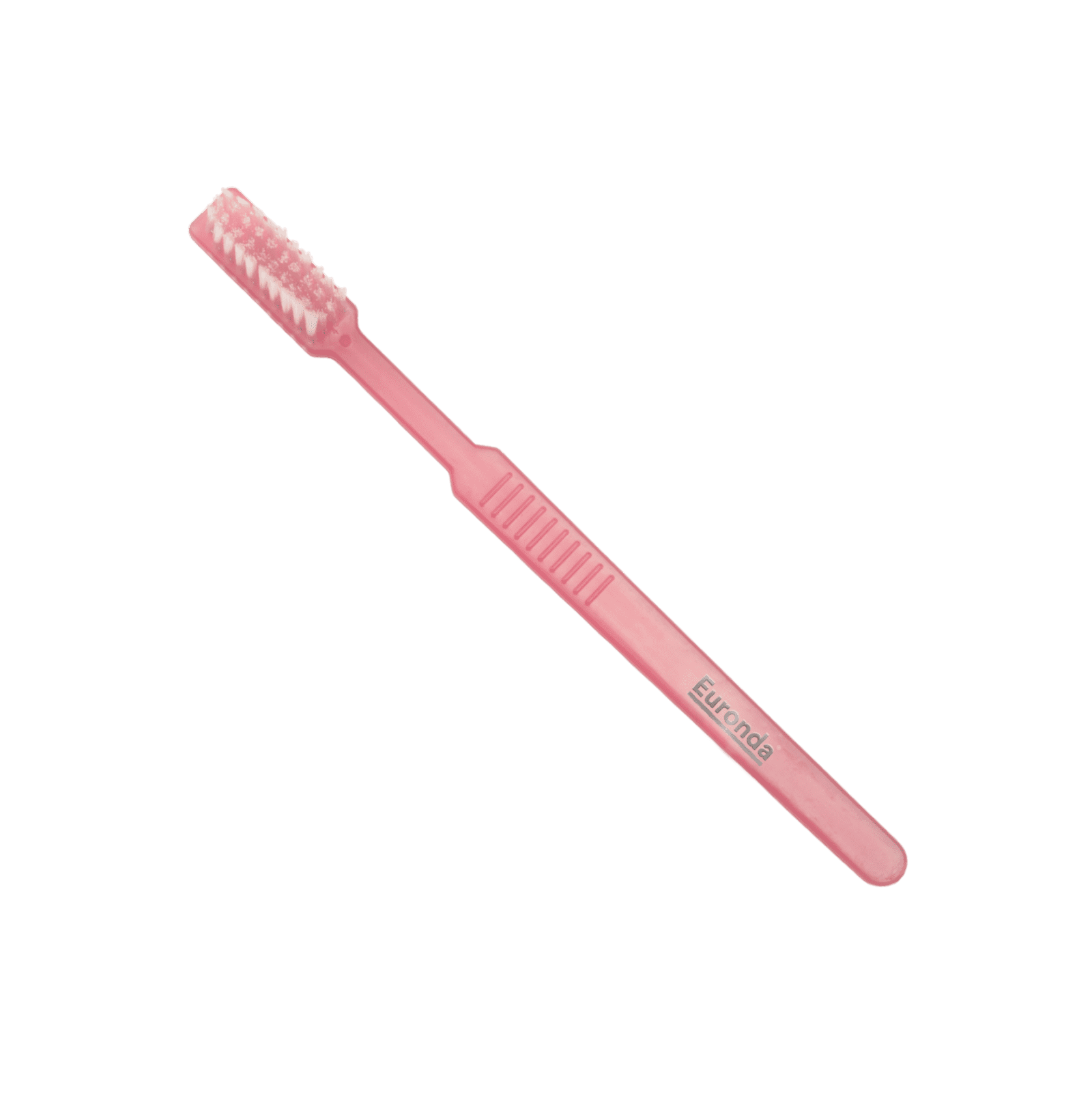 Monoart Einmal-Zahnbürste rosa, gebrauchsfertig mit Zahnpasta