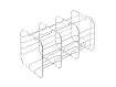 Traygestell für E9-Autoklaven