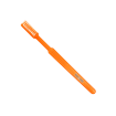 Monoart Einmal-Zahnbürste orange, gebrauchsfertig mit Zahnpasta