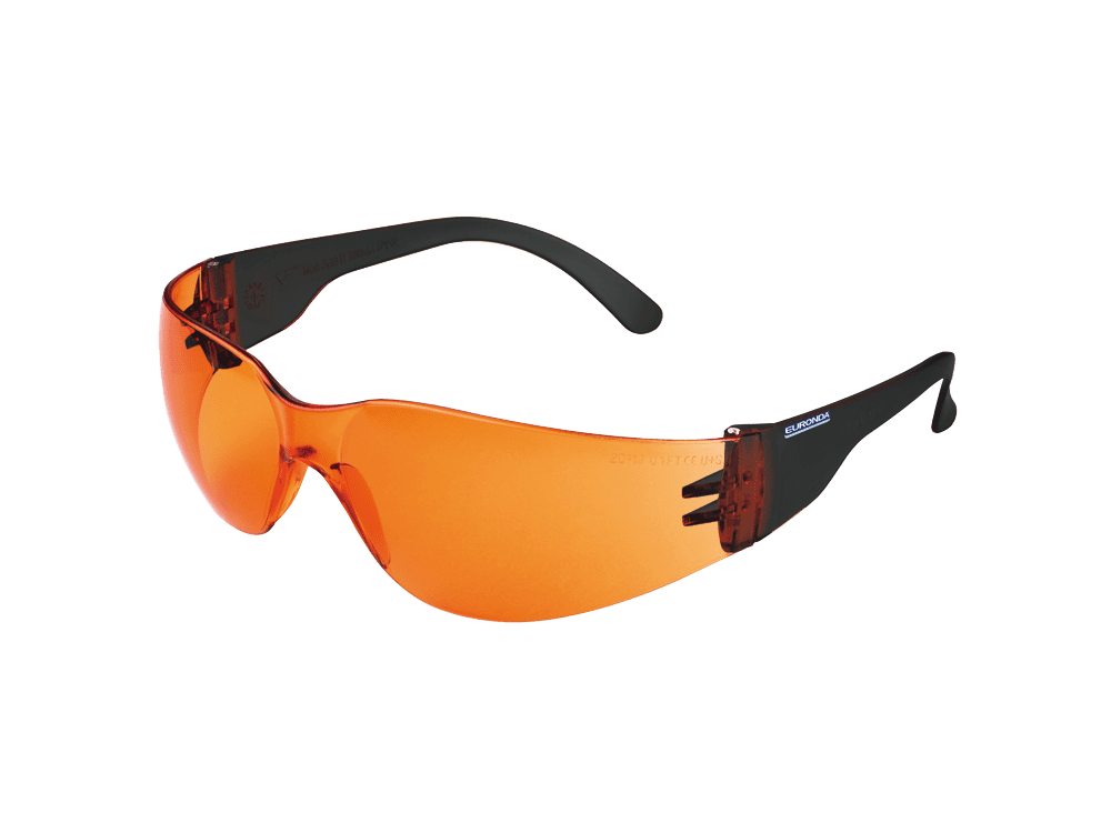 Euronda Schutzbrille Kinder Lichtschutzfilter orange