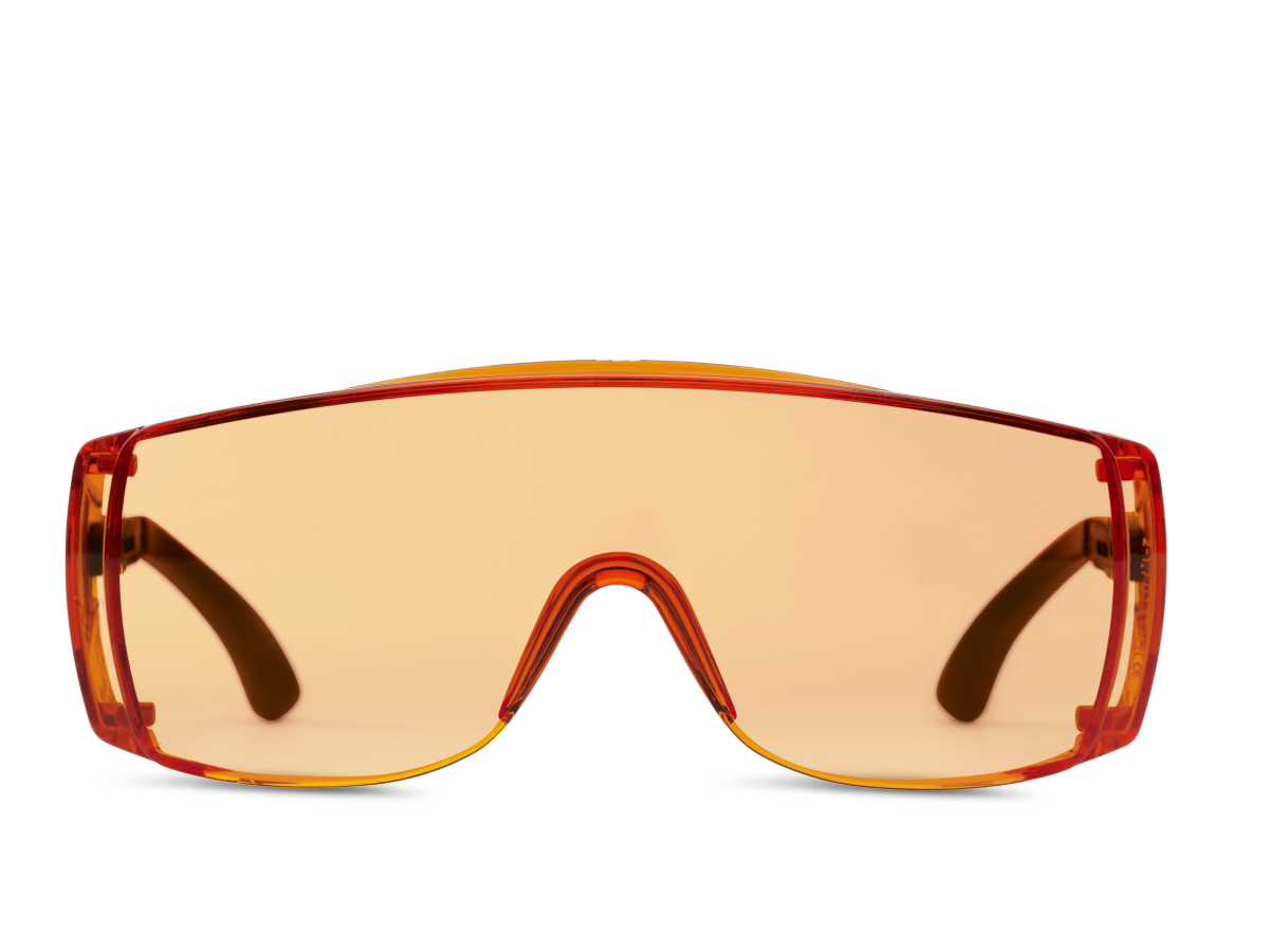 Monoart Schutzbrille Light Orange - Front