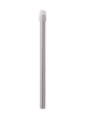 Speichelsauger platingrautransparent15cm lang, Kappe abnehmbar