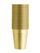Monoart Plastikbecher gold 180 ml