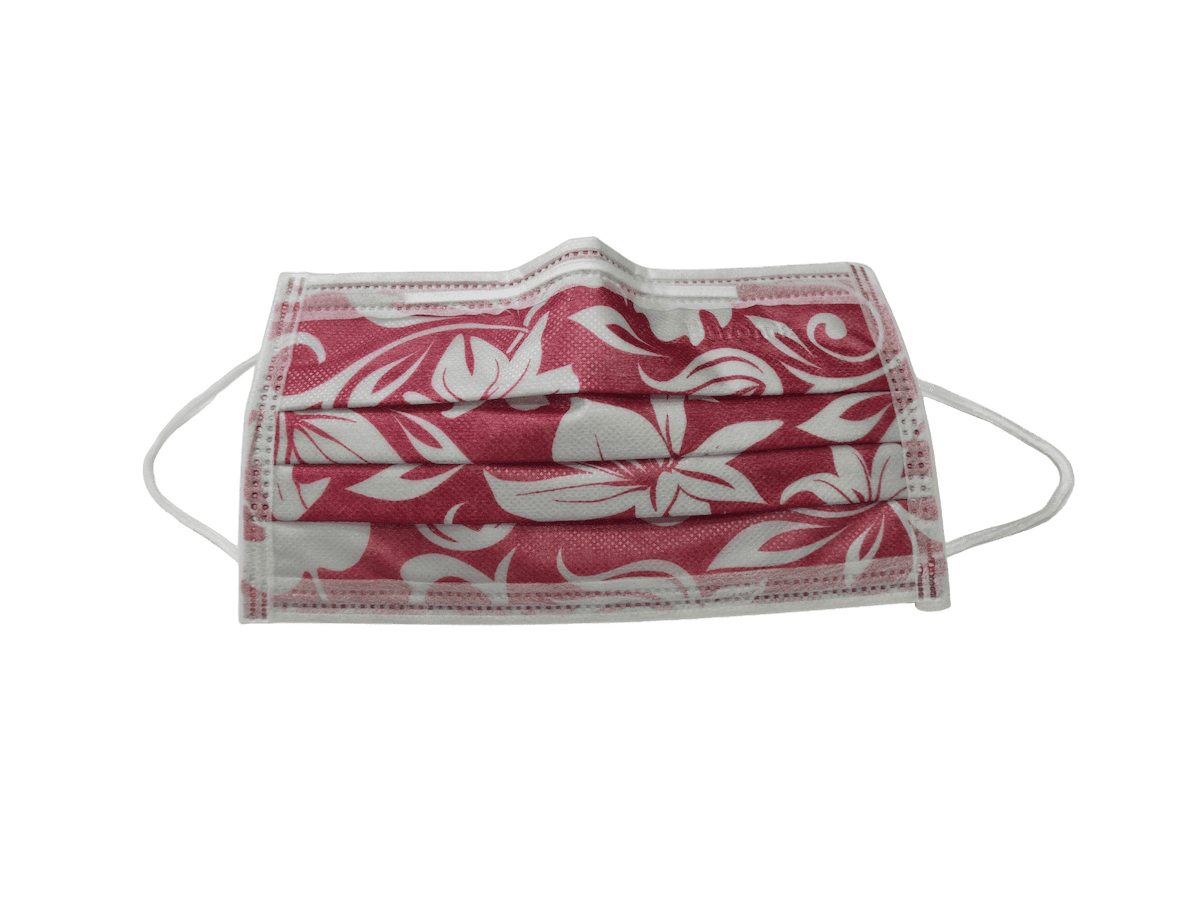 OP-Maske Monoart Pro 3 Flower weintrot