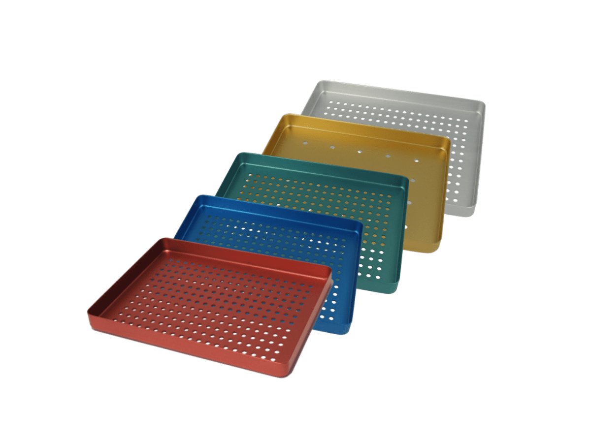 Eurotray Aluminium Mini-Tray Boden gelocht