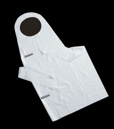 Monoart Polyethylen Schürze, weiß, 50St.