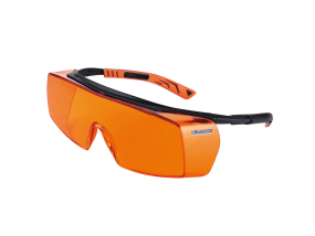 Monoart Schutzbrille Cube - mit Lichtschutzfilter orange